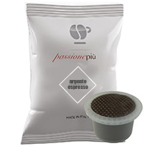 100 Capsule Lollo Caffè Argento Espresso compatibili Uno System